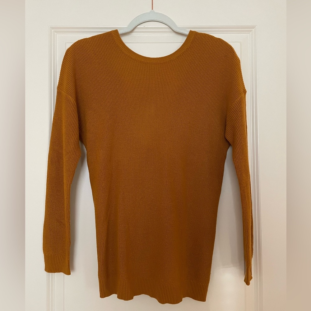 Reversible Orange Sweater Size M